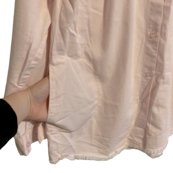 Joan Rivers Button Up‎ Long Sleeve Shirt Women’s Size Small Blouse Top Pink - Picture 4 of 8